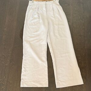 Abercrombie & Fitch Cream Wide Leg Pants